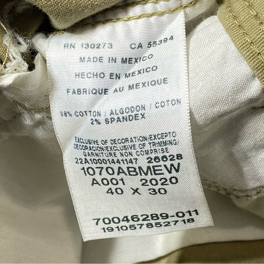 Wrangler Relaxed Fit Cargo Pants Men's 40x30 Khaki Beige Rugged Utility Casual - Picture 8 of 12